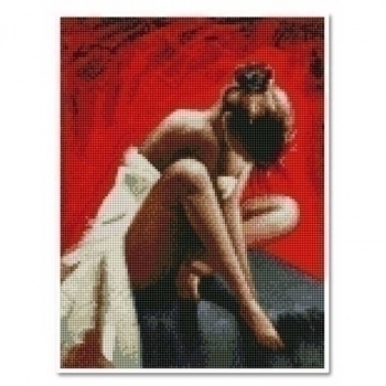 Алмазная мозаика 30*40см Балерина арт.34VD111