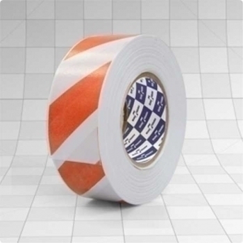 Лента для ограждений 50мм/90м бело-красная, неклейкая Klebebander, арт. 509/8