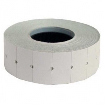 Этикет-лента 21*12 белая, 10 рулонов спайка (1000 этикеток в 1 рулоне), цена за 10 рул. арт.21*12 белая_10