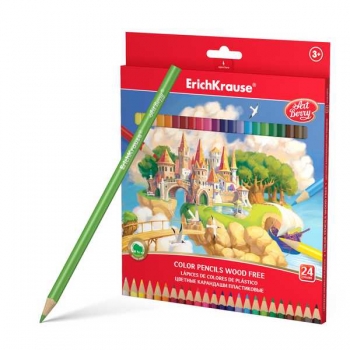 Карандаши ArtBerry 24 цв, треуг. профиль  арт.53355