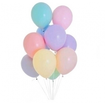 Шар воздушный deVENTE 25 см, Macaroon пастельные цвета ассорти арт. 9061111