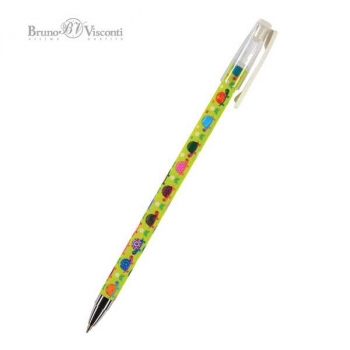 Ручка шариковая Bruno Visconti HappyWrite. Черепашки, 0,5мм, синяя арт.20-0151