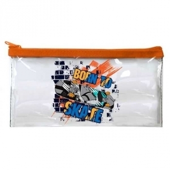 Пенал плоский одно отдел., морозостойкий арт.ПМП 01-84 Born to skate