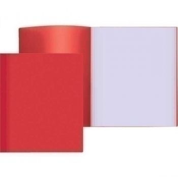 Папка  А4 с 80 вкл. Attomex, 600 мкм, вкладыши 30 мкм, песок, красная арт. 3106001