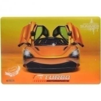 Коврик на стол А4  330*230 мм deVENTE ЗD Turbo ЗD, 600 мкм арт. 8061213