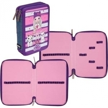 Пенал л/т 2-отдел. большой 205*140*52 deVENTE Pet Shop, плотный износостойкий текстиль, арт.7012245