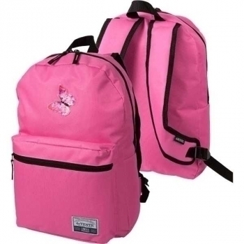 Рюкзак deVENTE подростковый 40х29х17 Butterfly 1 отделение на молнии, 1 передний карман, розовый арт. 7032213