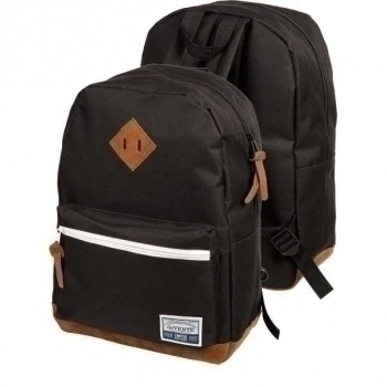 Рюкзак deVENTE подростковый 40х30х14 Deerskin. Black 1 отделение на молнии, 1 передний карман арт. 7034930