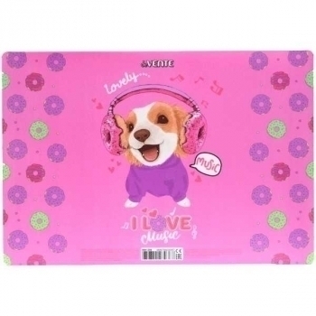 Коврик на стол А4  330*230 мм deVENTE Music Dog, 600 мкм арт. 8061208