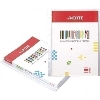 Папка-вкладыш (файл) А4 180 мкм deVENTE с расширением на 250 л., 4 отверстия, арт. 3050810