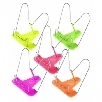 Подставка для книг с упором СТАММ, неоновые цвета, ассорти арт.ПК36