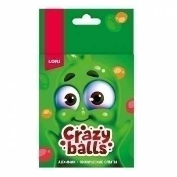 Набор для детского творчества - Химические опыты. Crazy Balls Оранжевый, зеленый и сиреневый шарики арт.Оп-102
