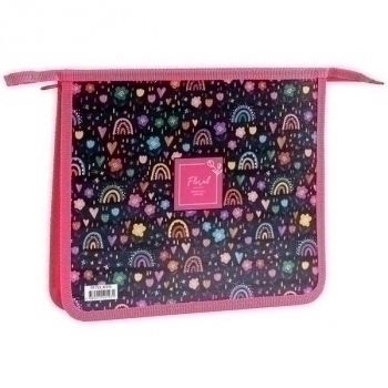 Папка д/тетр. А5 на молнии, Floral Spring, картон/пластик арт.ПТ-715_42193