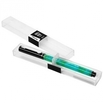 Ручка Berlingo шариковая подарочная  Fantasy синяя, 0,7мм, корпус бирюзовый акрил, подарочн. футляр арт.CPs_70502