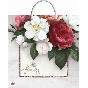 Мешок 36х37см ПВД 100мкм с пластиковой ручкой, Симпатия арт.н00224298