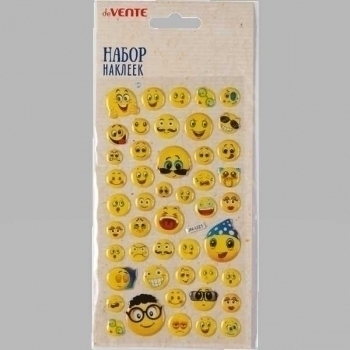 Наклейки deVENTE  16*9см Emoji., блистер, арт. 8002129
