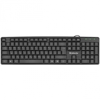 Клавиатура проводная мультимедийная Defender Element HB-520, USB, черная арт.45522
