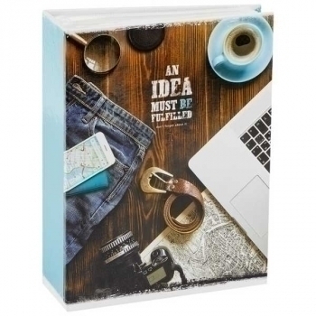 Фотоальбом 13х17см, 100 фото 10х15см, ArtSpace Travel Style, ПП карман, переплет-термосварка  арт. PA_22302