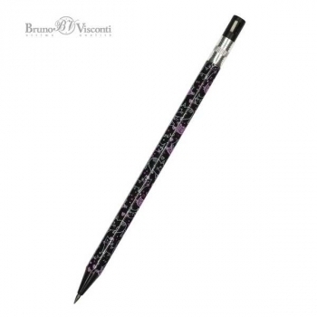 Карандаш автоматический (цанговый) 2,0 мм Bruno Visconti FunGraphix. Черные котята с точилкой арт.21-0041/06