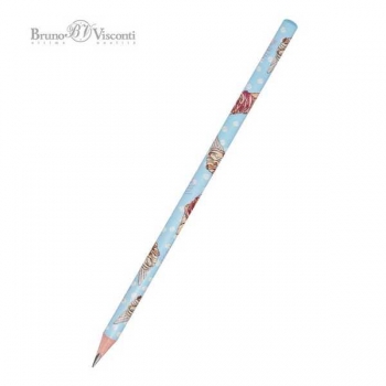 Карандаш Bruno Visconti HB ч/гр. HappyGraphix. Мороженое. Сахарный рожок, трехгранный арт.21-0030/53