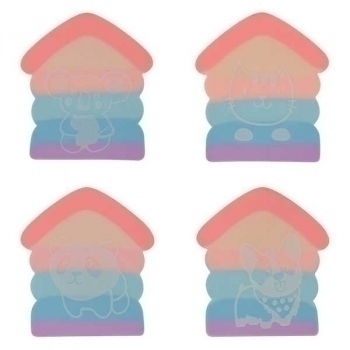 Ластик Bruno Visconti HappyGraphix. Домики  арт.42-0050