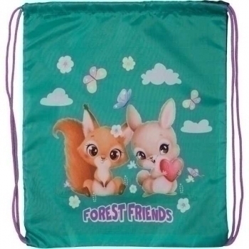 Мешок для обуви Attomex 1-отделение 35х43 см Forest Friends арт. 7048314