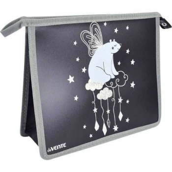 Папка д/тетр. А5 на молнии, картон/пластик, фольга deVENTE Polar Bear (235*200*80мм) арт. 8056218