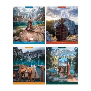 Тетрадь 96л в клетку ArtSpace Стиль. Follow me арт.Т96к_45909