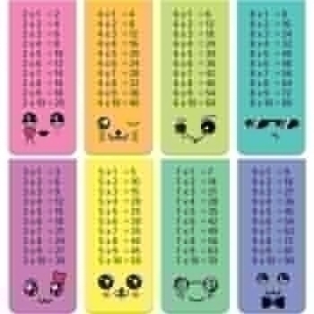 Закладка магнитная deVENTE  Таблица умножения (25x56,6мм) набор 4 шт арт.8065230