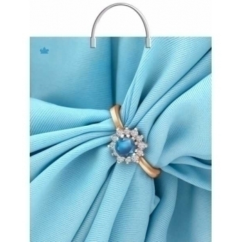 Мешок 44х40см ПВД 100мкм с пластиковой ручкой, Прекрасный топаз  арт.н00224300