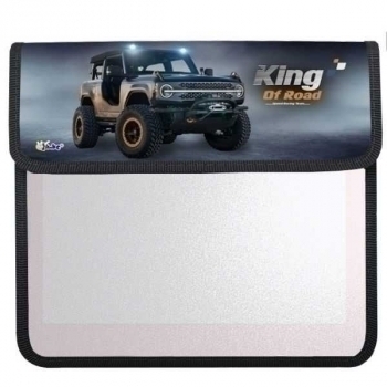 Папка д/тетр. 2-отд. А5 клапан на липучках арт.ПТ-95 King of road