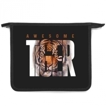 Папка д/тетр. А5 на молнии, пластик арт.ПТ-73 Tiger