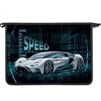 Папка д/тетр. А4 на молнии арт.ПТ-83 Скорость