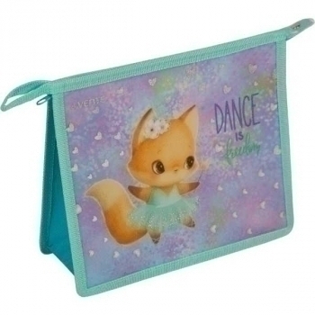 Папка д/тетр. А5 на молнии, картон/пластик, фольга deVENTE Dance Fox (243*200*80мм) арт. 8056392