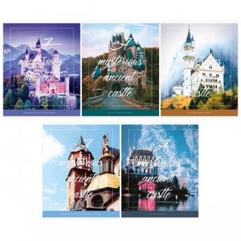 Тетрадь 96л в клетку ArtSpace Путешествия. Mysterious castle арт.Т96к_25005