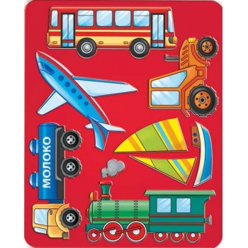 Трафарет ЛУЧ Виды транспорта в пакете с европодвесом арт.10С 528-08