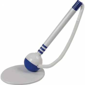 Ручка шариковая настольная Attomex 0.7мм, на пластик. пружине, на самокл. подставке, синяя арт.5072700