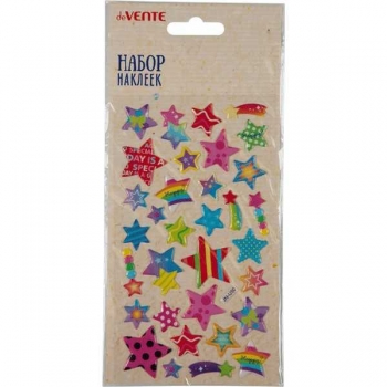 Наклейки deVENTE  16*9см Звездочки, блистер арт.8002135