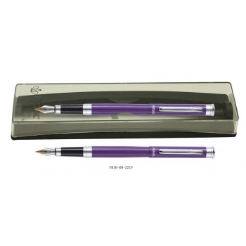 Ручка REGAL 68 перьевая (серия Lane) в футляре, фиолетовый корпус арт.PB10-68-221F