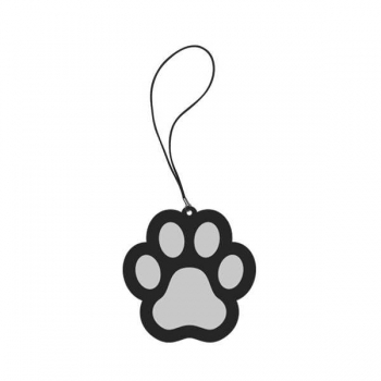 Светоотражающий брелок deVENTE Paw 50х60 мм, белый, арт.9082201