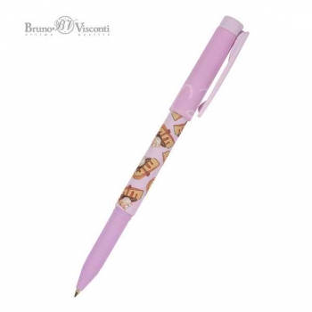 Ручка шариковая Bruno Visconti FreshWrite. Кофемания. Чизкейк, 0,7мм, синяя арт.20-0214/87