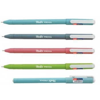 Ручка Montex шариковая Prima с син. стержнем, корпус ассорти арт.Prima