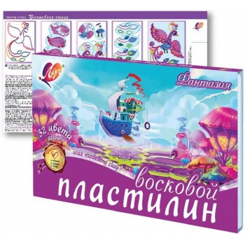 Пластилин Фантазия 32 цвета, 475г, со ст., мягкий (восковой) арт.31С 2066-08