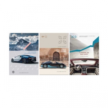 Тетрадь А4 96л в клетку BG Живи моментом арт.Т4ск96 11209