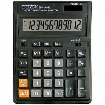 Калькулятор Eleven SDC 444S 12 разр., 2пит., двухуровн.память, 205х155х36 арт.SDC-444S_Eleven