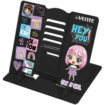 Подставка для книг металлическая deVENTE 154х152 мм Fancy Girl,  арт. 8063417