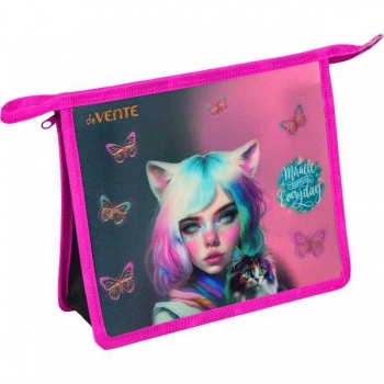 Папка д/тетр. А5 на молнии, картон/пластик, фольга deVENTE Miracle (243*200*80мм) арт.8056416