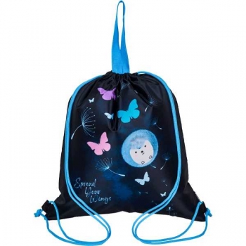 Мешок для обуви deVENTE 1-отделение 38x43 см, Spread Your Wings водоотталкивающ. ткань, верев. завязка арт.7048479