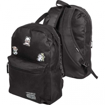Рюкзак deVENTE подростковый 40х29х17 Panda 1 отд. на молнии, 1 передний карман, черный арт.7032428