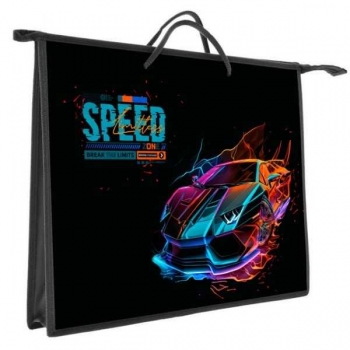 Папка д/рисования А3 с ручкой  арт.ПР 3-20 Супер-авто